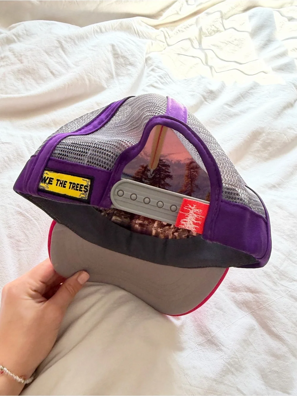 We The Trees Hot Pink & Purple Unicorn Patch Trucker Hat
